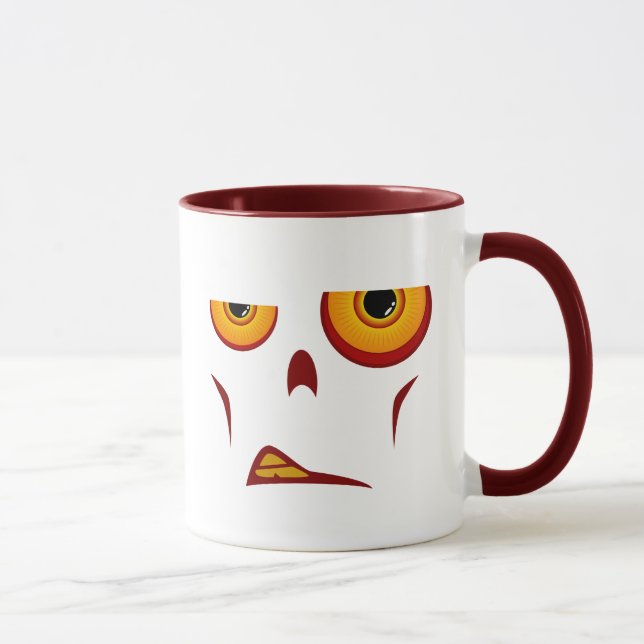 Zombie Face - Snarl Mug (Right)