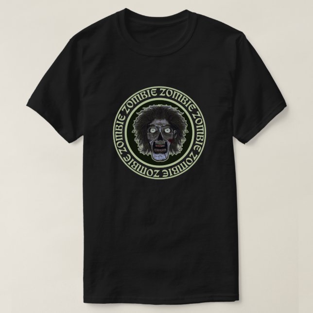 ZOMBIE Face T-Shirt (Design Front)