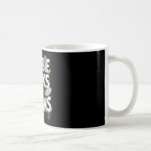 Zombie Flicks And Chains Funny Disc Golf Zombie Lo Coffee Mug