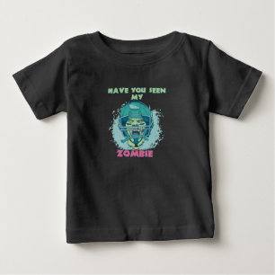 Zombie Football Player - Halloween Football Lover Baby T-Shirt