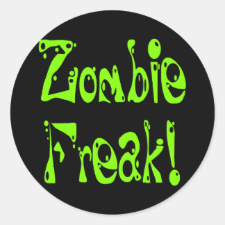 Zombie Freak # 9 Classic Round Sticker