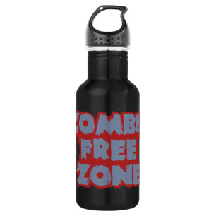 Zombie Free Zone - choose color 532 Ml Water Bottle