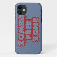 Zombie Free Zone custom iPhone case-mate
