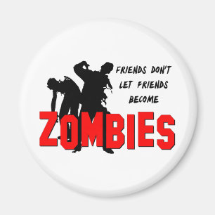 Zombie Friends Magnet