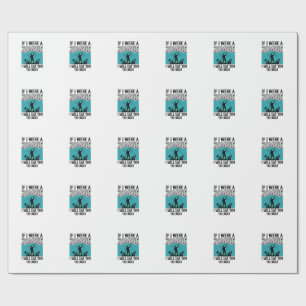 Zombie Funny If I Were A Zombie Eat You The Most_1 Wrapping Paper