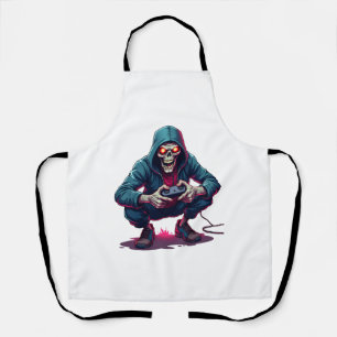 Zombie Gamer – Funny Halloween Gaming Shirt Apron