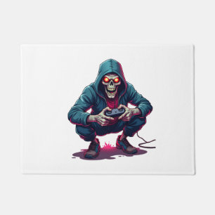 Zombie Gamer � Funny Halloween Gaming Shirt Doormat