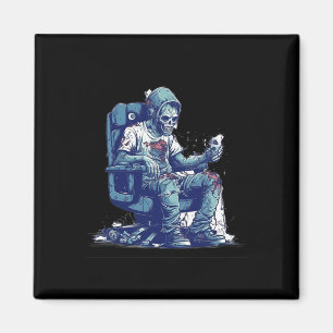 Zombie Gamer Halloween Costume Gaming Video-game C Magnet