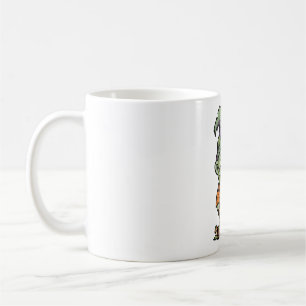 Zombie Garden Gnome Funny Halloween Art Coffee Mug
