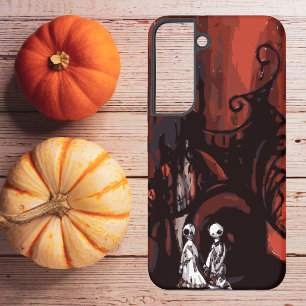 Zombie Ghosts and Macabre Haunted House Samsung Galaxy Case
