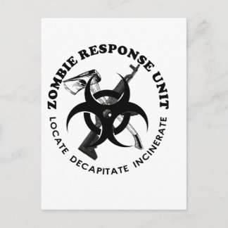 Zombie Gift Response Team Gifts Customise Postcard