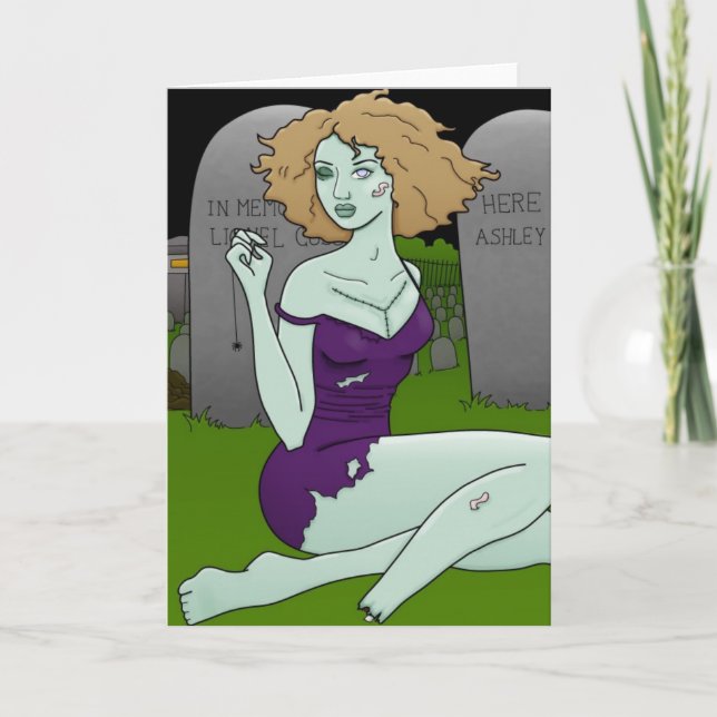 zombie girl cards (Front)
