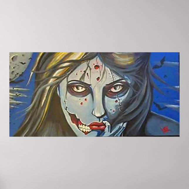 zombie girl poster (Front)