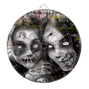 zombie girls dartboard