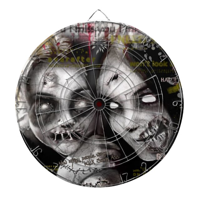 zombie girls dartboard (Front)