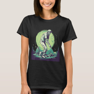 Zombie Golf Player Halloween Costume Golfing Golfe T-Shirt