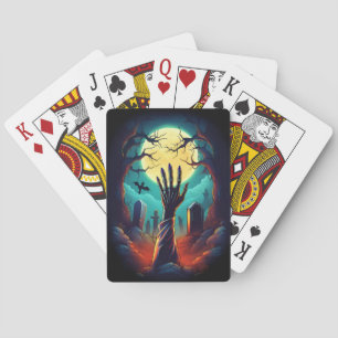 Zombie Grave Horror Playing Cards