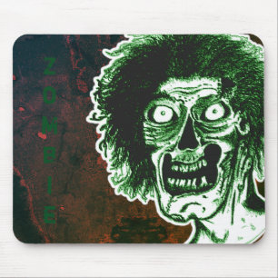 ZOMBIE- Green Mouse Pad