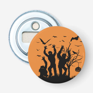 Zombie H - Button Bottle Opener