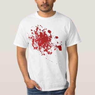 Zombie Halloween blood splatter scary shirt