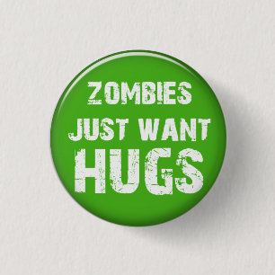 Zombie Halloween button