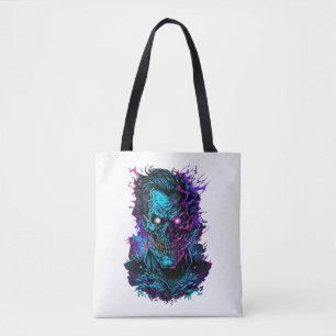 zombie halloween        tote bag