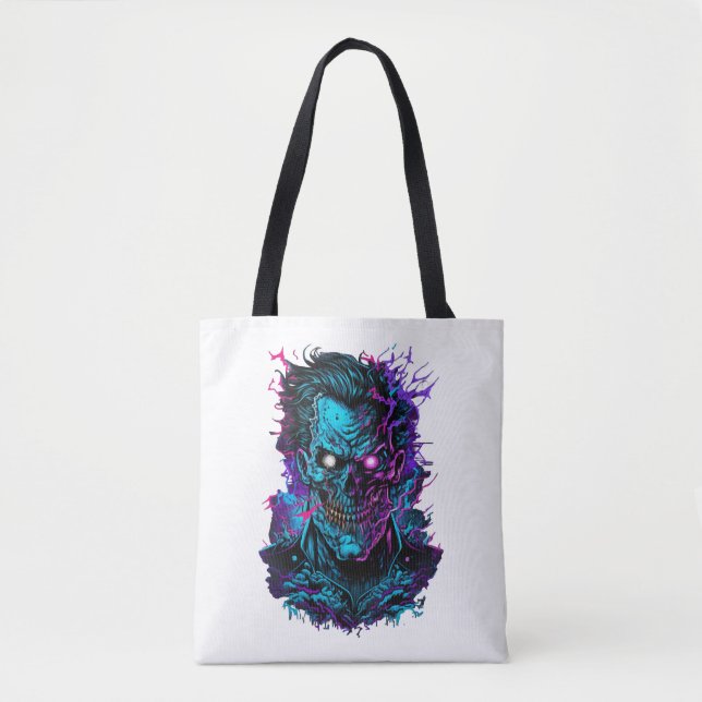 zombie halloween        tote bag (Front)