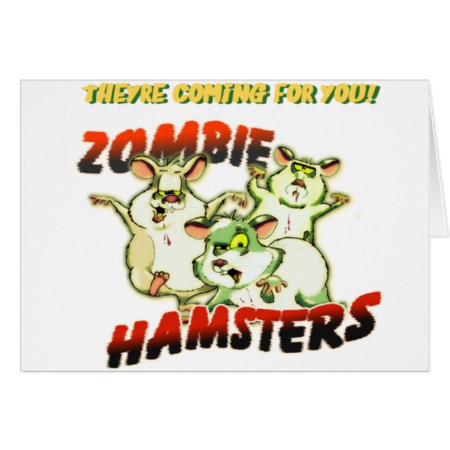 ZOMBIE HAMSTERS (Front Horizontal)