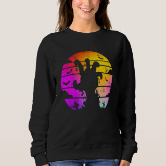 Zombie Hand Scary Colourful Halloween Sweatshirt