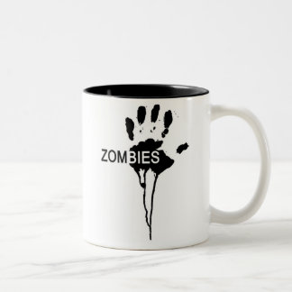 Zombie Hand Two-Tone Coffee Mug
