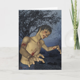 Zombie Happy Birthday Card