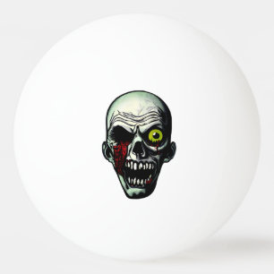 Zombie Head Ping Pong Ball