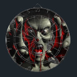 Zombie Head-Shot Dart Board<br><div class="desc">This rotting zombie has crawled out of his grave and is hungry for human flesh. Have you got what it takes to defend yourself? Improve your undead kill rate & get those head-shots in with a walking dead zombie kill practise dartboard.</div>