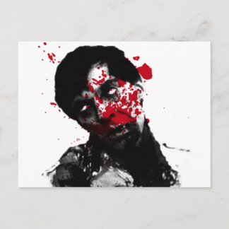 Zombie Head Shot Products Postcard