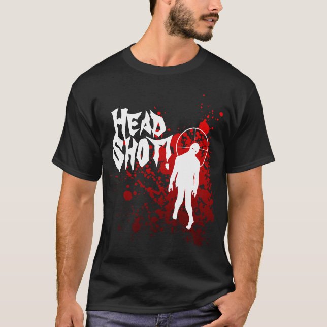 Zombie Head Shot! T-Shirt (Front)