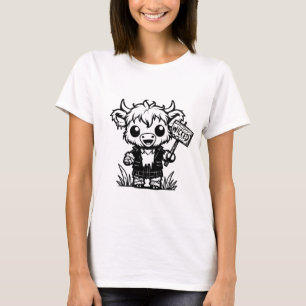 Zombie Highland Cow T-Shirt
