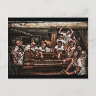 zombie hit parade postcard