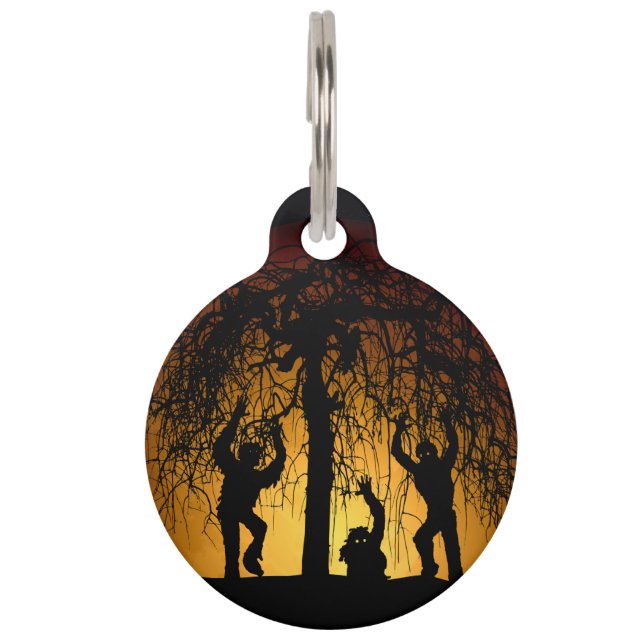 Zombie Hoard Pet Tag (Back)