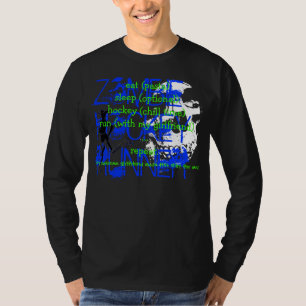 ZOMBIE HOCKEY RUNNER...eat, sleep, play hockey,... T-Shirt