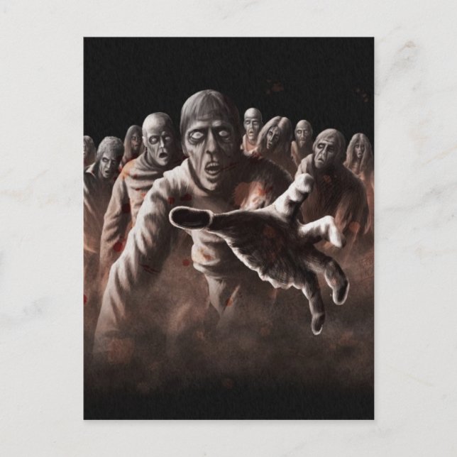 Zombie Horde Postcard (Front)