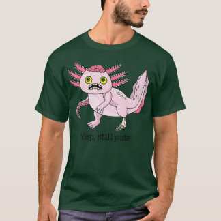 Zombie Horror Aolotl Funny Cute Halloween Brains S T-Shirt