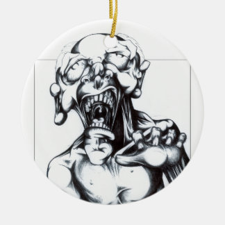 Zombie Hunger Ceramic Ornament