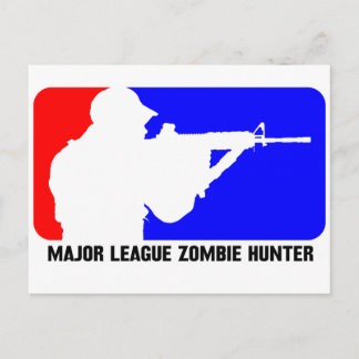 zombie hunter 3 postcard