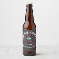 Zombie Hunter Apocalyptic Brew Creepy Cool