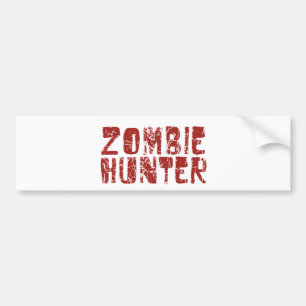 zombie hunter bumper sticker