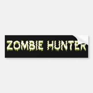 Zombie Hunter Bumper Sticker