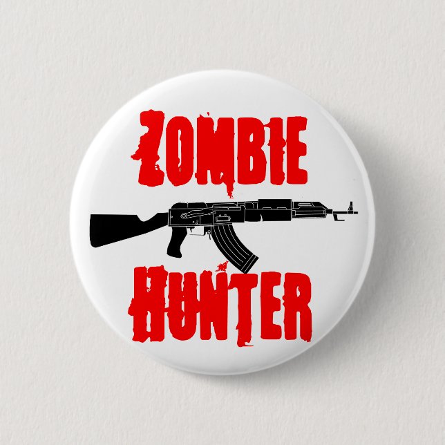 Zombie Hunter Button (Front)