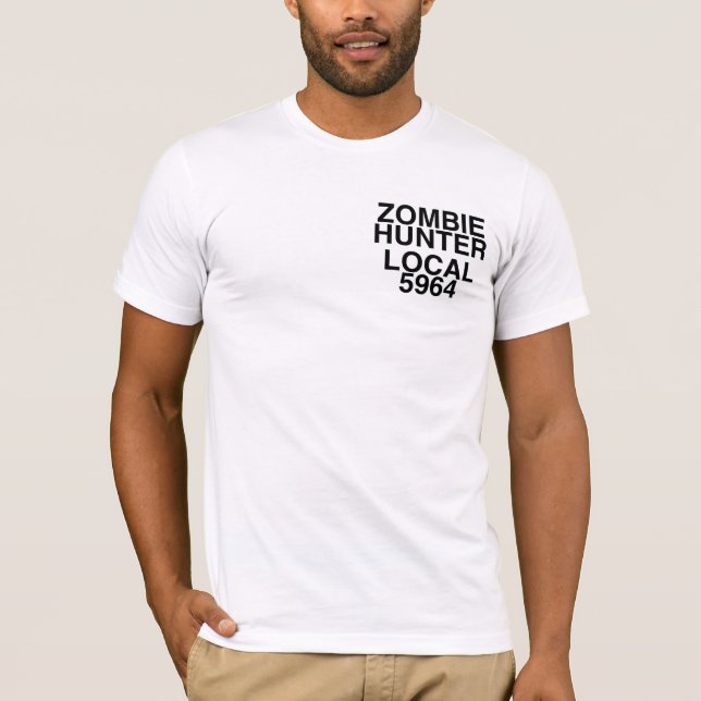 ZOMBIE HUNTER CHAINSAW TROOPS T-Shirt (Front)