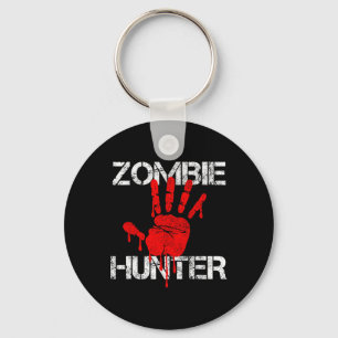 Zombie Hunter Halloween Hunting Blood Hand Outfit Key Ring