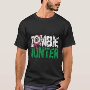 Zombie Hunter Halloween Shirt Cute With An Eye Hun